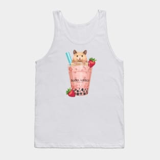 Strawberry Boba Hamster Tank Top